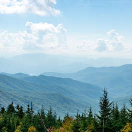 Panoramic from Clingman Dome parking lot